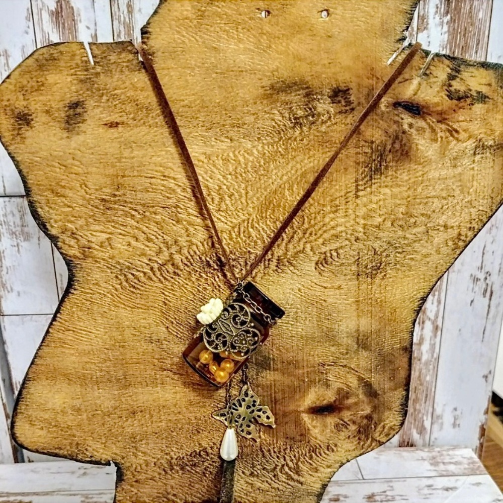 Wish Bottle Charm Necklace - Picture 4 of 4